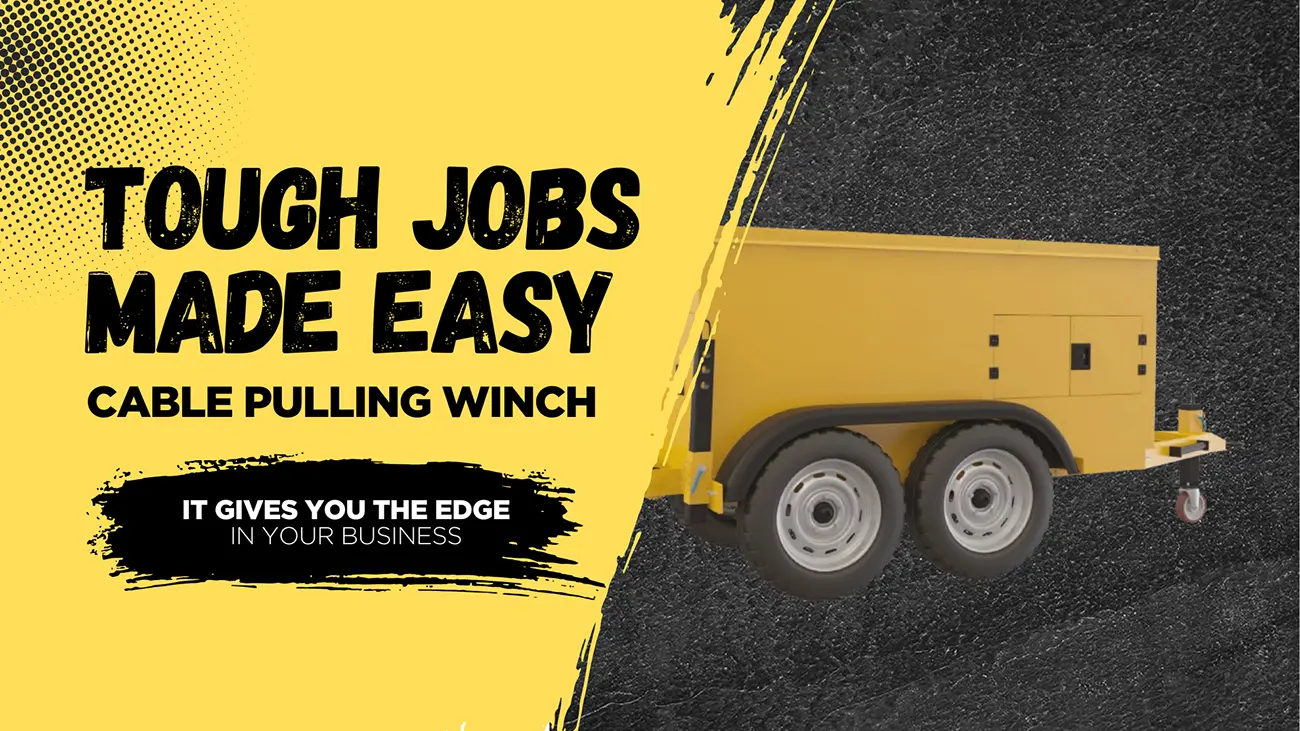 Cable Pulling Winch for Sale – Tough Jobs Made Easy