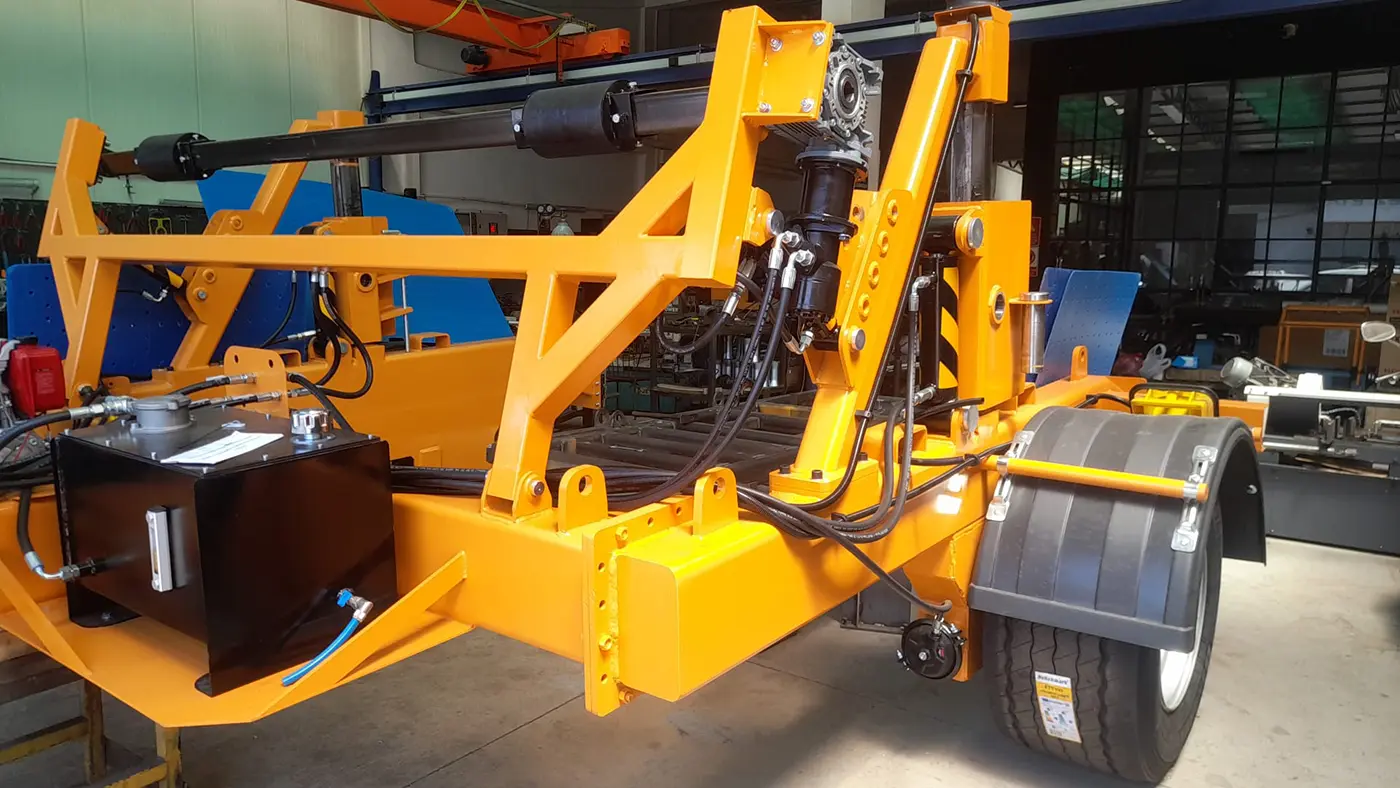 10 Ton Full Hydraulic Cable Drum Trailer on Its Way to Romania!