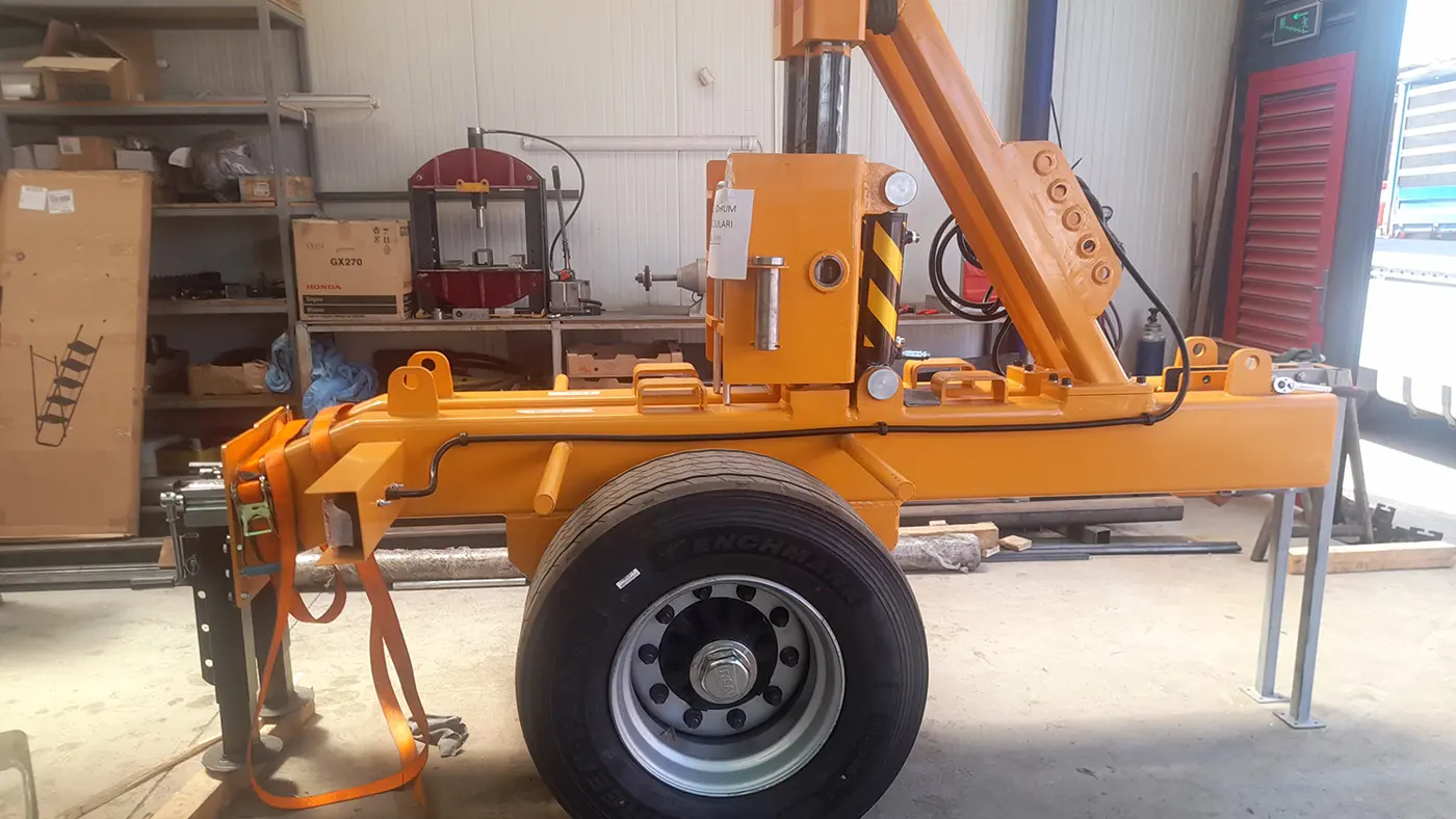 10 Ton Full Hydraulic Cable Drum Trailer on Its Way to Romania!