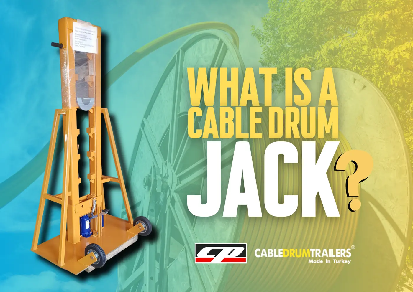 How to Use a Cable Drum Jack the Right Way