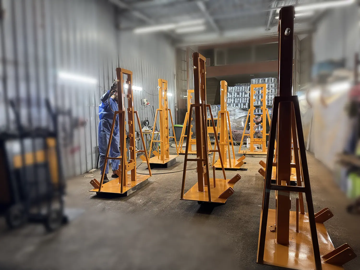 Hydraulic Drum Jacks and Galvanized Rollers Shipped to Baghdad, Iraq