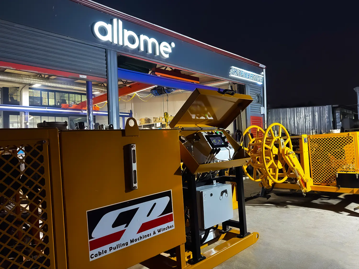 Delivery of 2 Units 7 Ton Cable Pulling Machines to Iraq